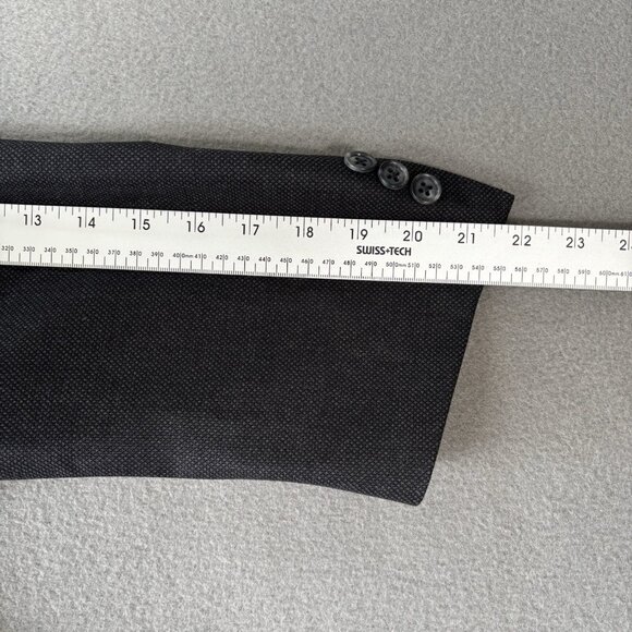 Holland & Sherry Blazer Men’s XXL Black Wool Sport Coat Car Print Lining Luxury - Picture 9 of 16